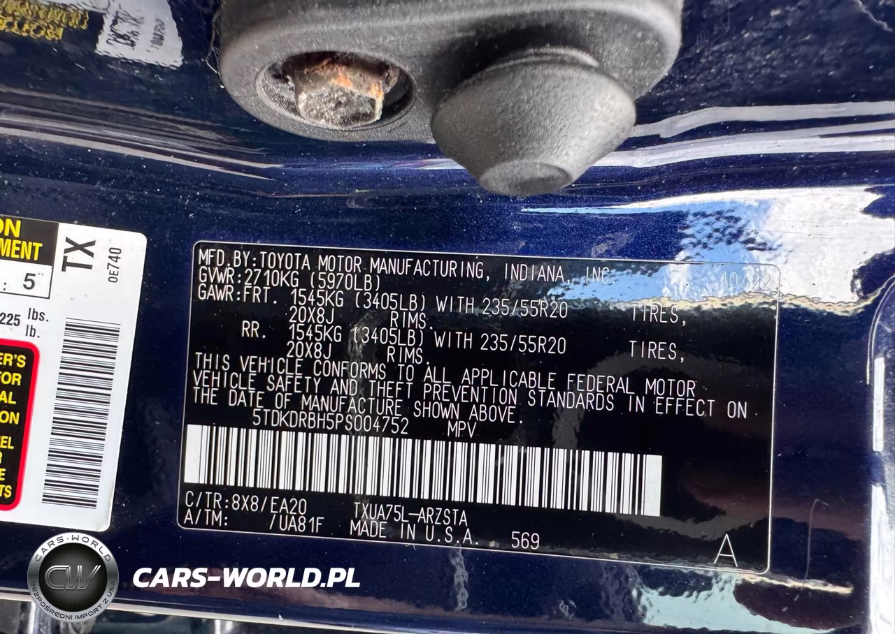 2023 Toyota Highlander Xse VIN:5TDKDRBH5PS004752 - 9