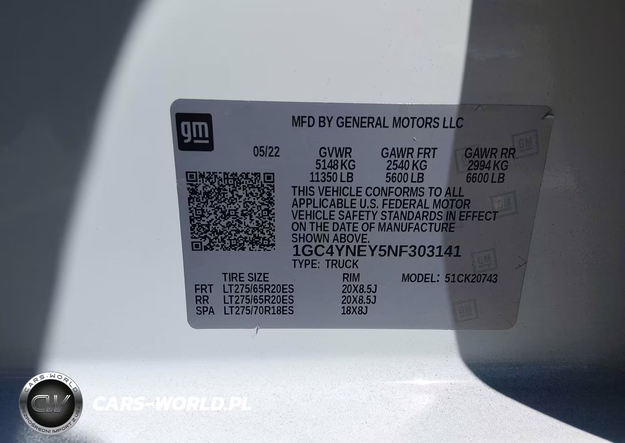2022 Chevrolet Silverado 2500Hd 4Wd Standard Bed Lt VIN:1GC4YNEY5NF303141 - 8