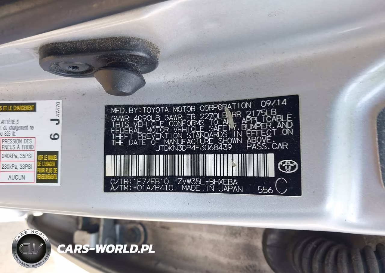2015 Toyota Prius Plug-In VIN:JTDKN3DP4F3068439 - 9