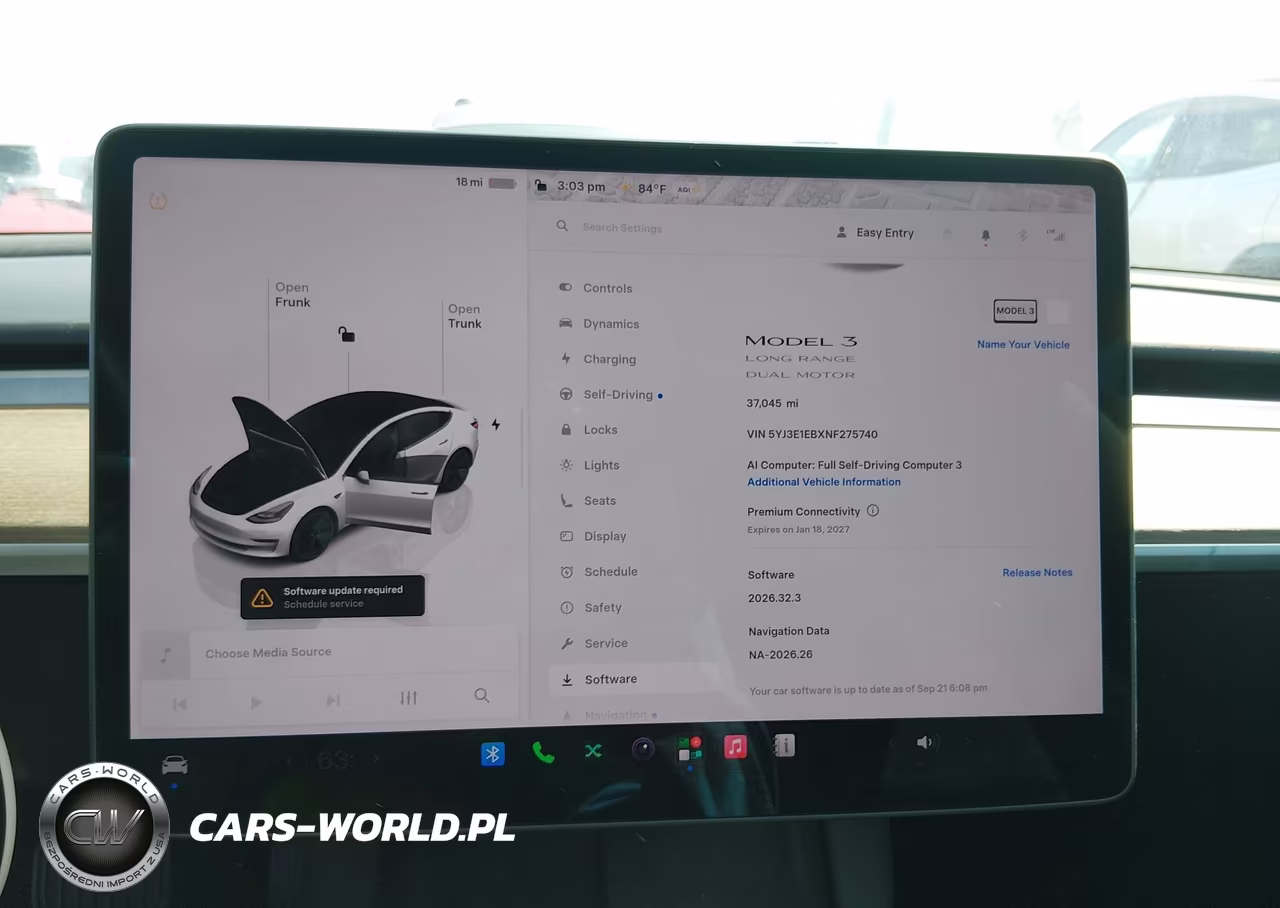 2022 Tesla Model 3 Long Range Dual Motor All-Wheel Drive VIN:5YJ3E1EBXNF275740 - 18