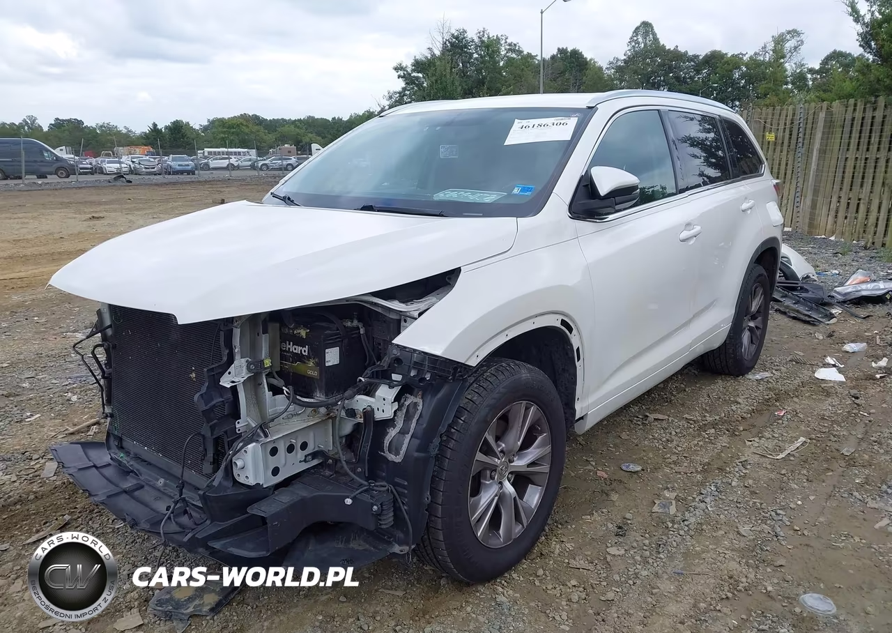 2015 Toyota Highlander Xle V6 VIN:5TDKKRFH4FS090411 - 2