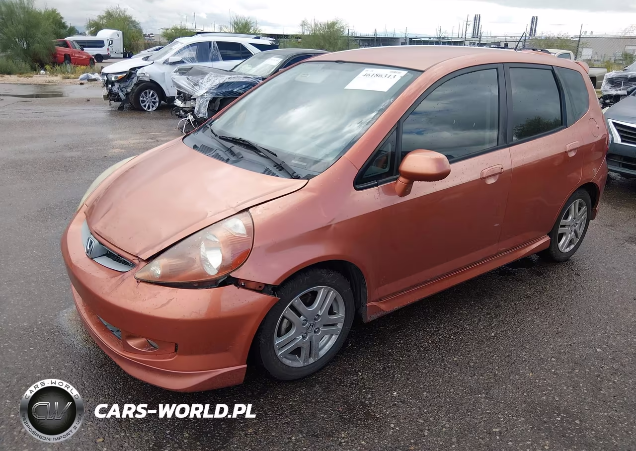 2007 Honda Fit Sport VIN:JHMGD37607S040316 - 2