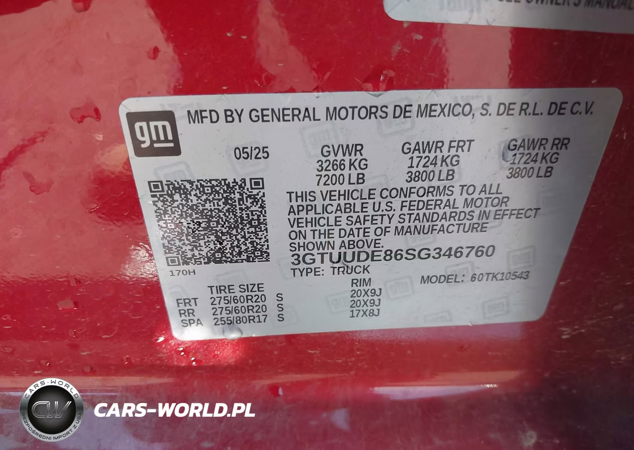2025 GMC Sierra 1500 4Wd Short Box Slt VIN:3GTUUDE86SG346760 - 9