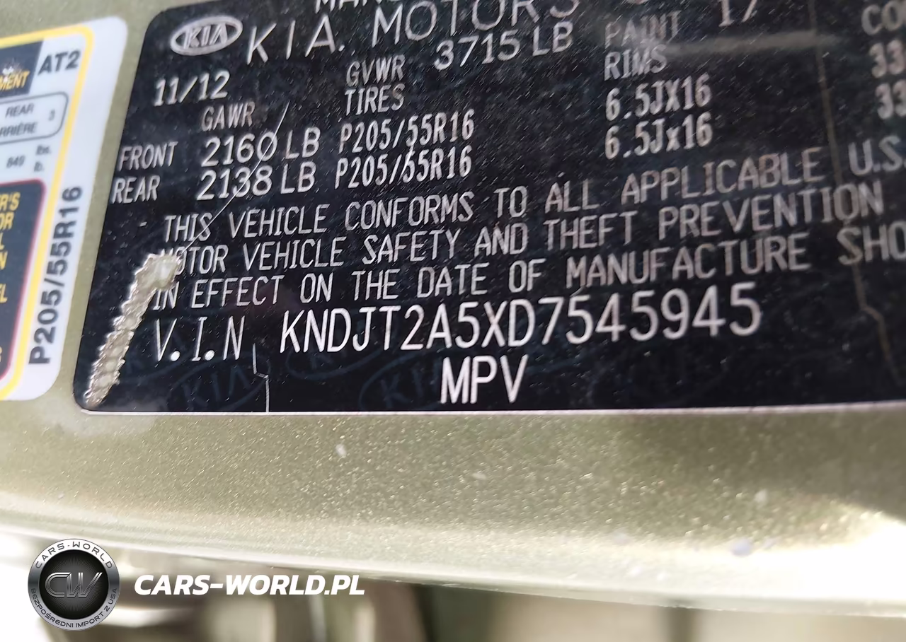 2013 Kia Soul VIN:KNDJT2A5XD7545945 - 9