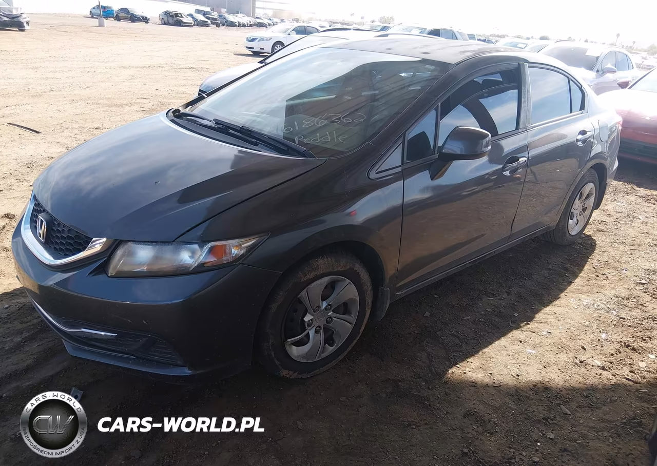 2013 Honda Civic Lx VIN:2HGFB2F58DH574397 - 2