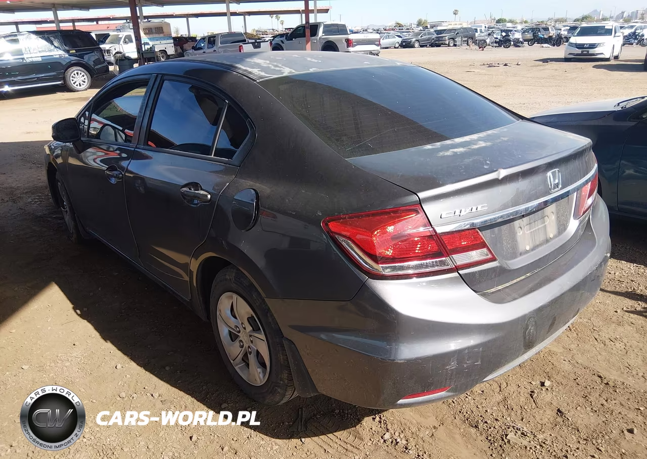 2013 Honda Civic Lx VIN:2HGFB2F58DH574397 - 3