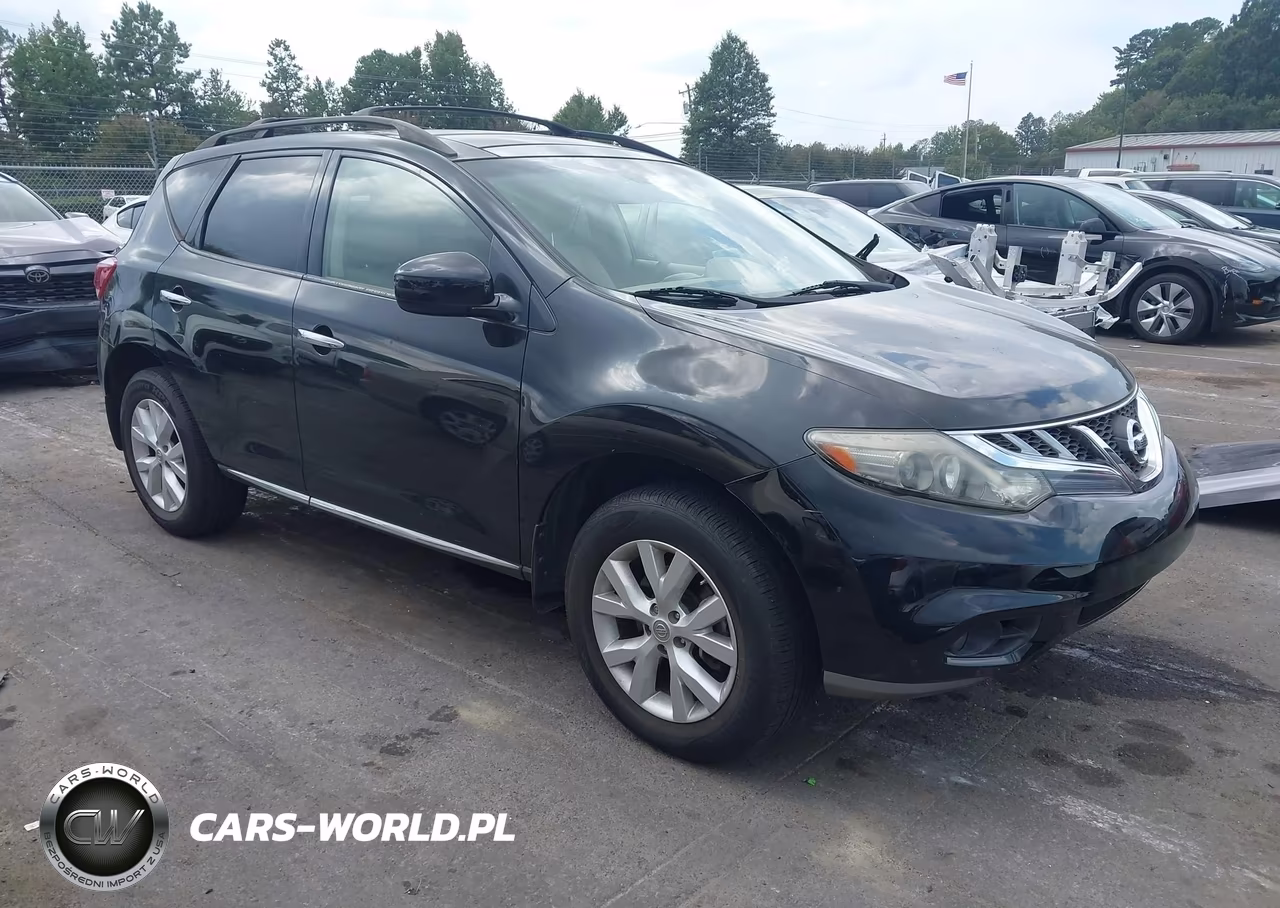 2014 Nissan Murano Sl VIN:JN8AZ1MUXEW401285 - 1