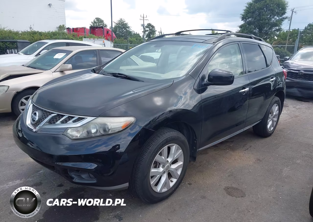 2014 Nissan Murano Sl VIN:JN8AZ1MUXEW401285 - 2