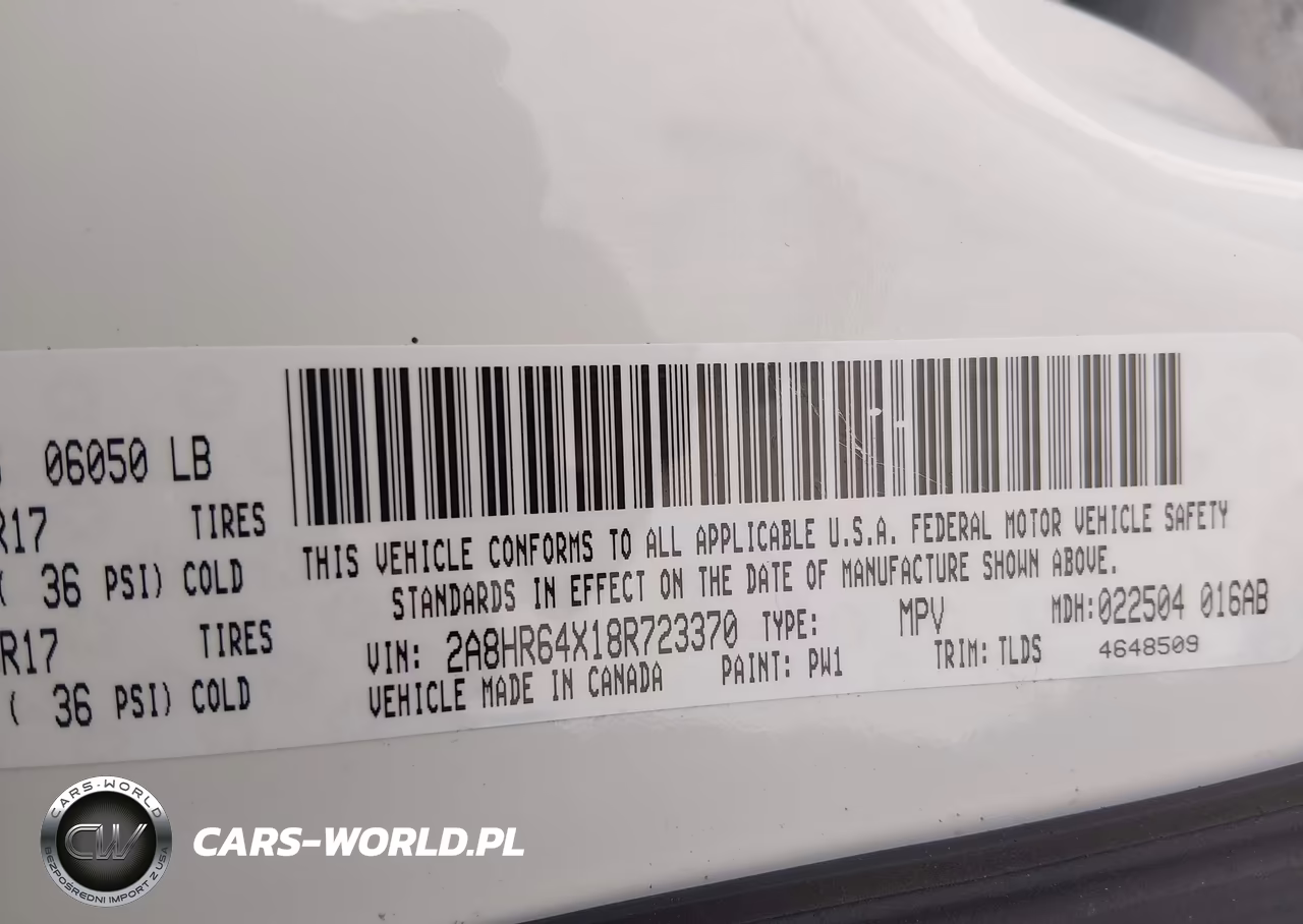 2008 Chrysler Town & Country Limited VIN:2A8HR64X18R723370 - 9