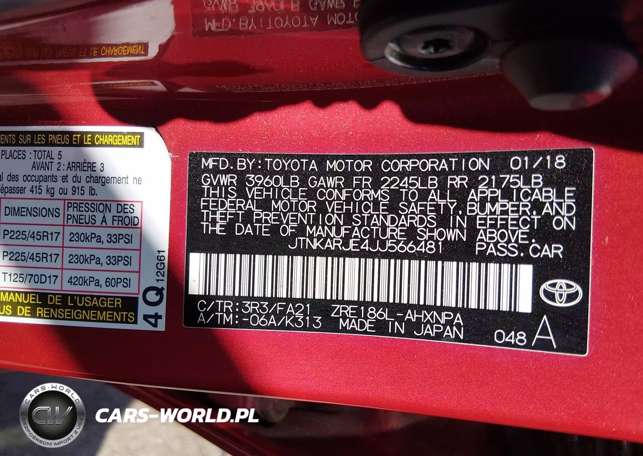 2018 Toyota Corolla Im VIN:JTNKARJE4JJ566481 - 9