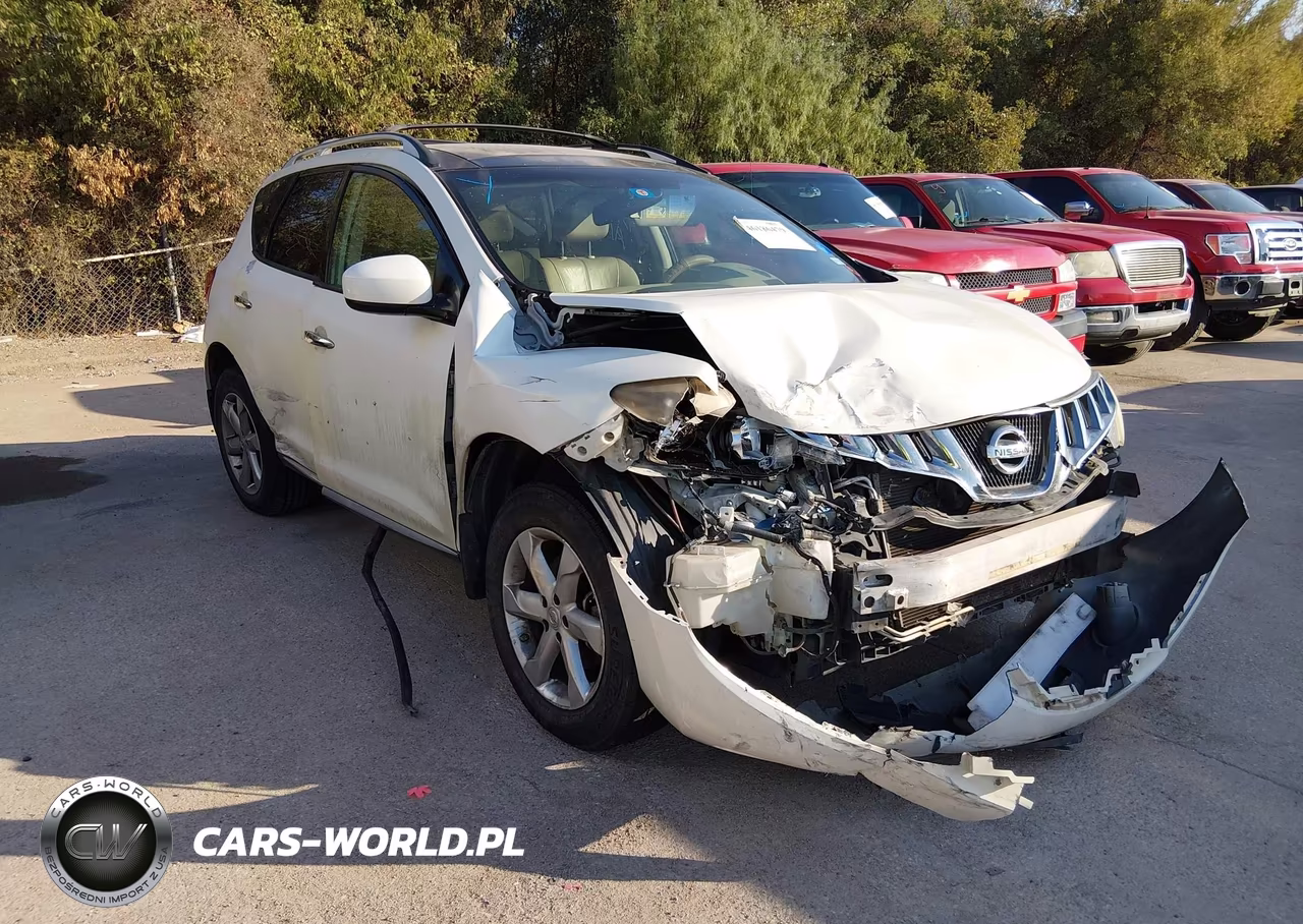 2009 Nissan Murano Sl VIN:JN8AZ18U59W106661 - 1