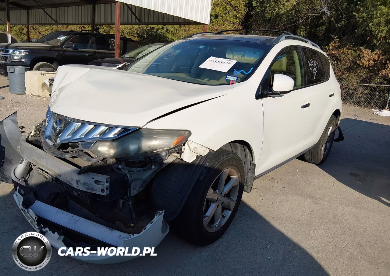 2009 Nissan Murano Sl VIN:JN8AZ18U59W106661 - 2