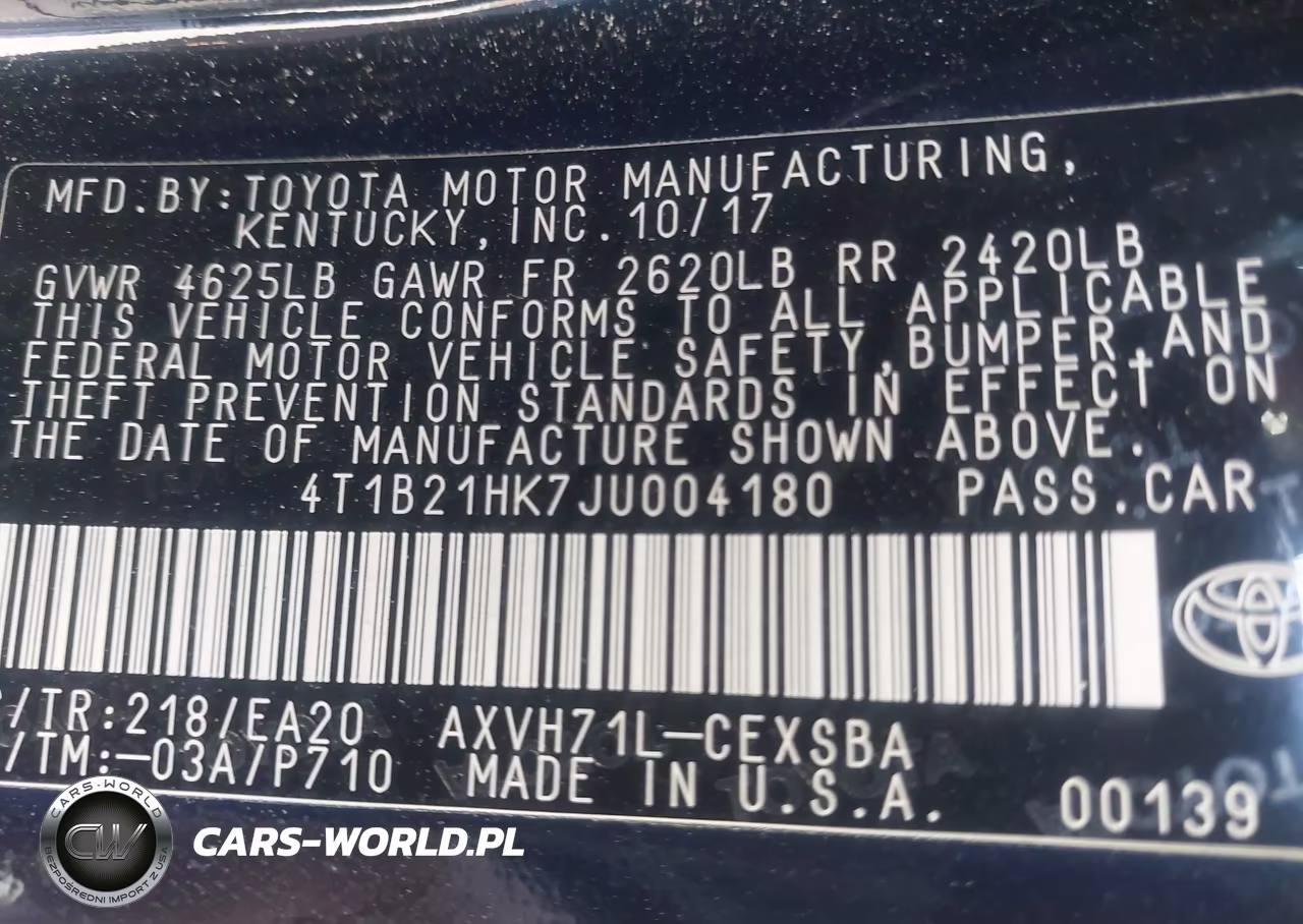 2018 Toyota Camry Hybrid Se VIN:4T1B21HK7JU004180 - 9