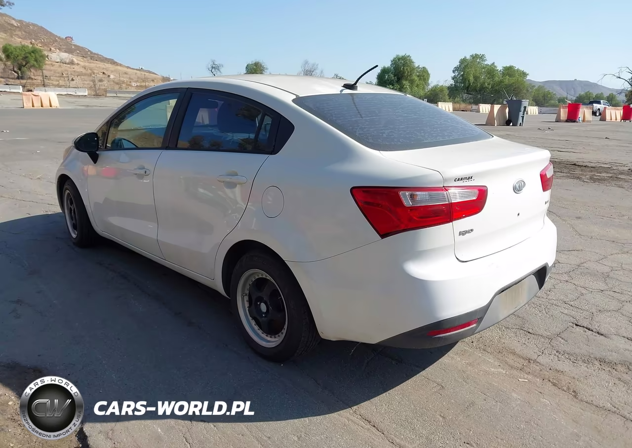 2012 Kia Rio Lx VIN:KNADM4A34C6041946 - 3