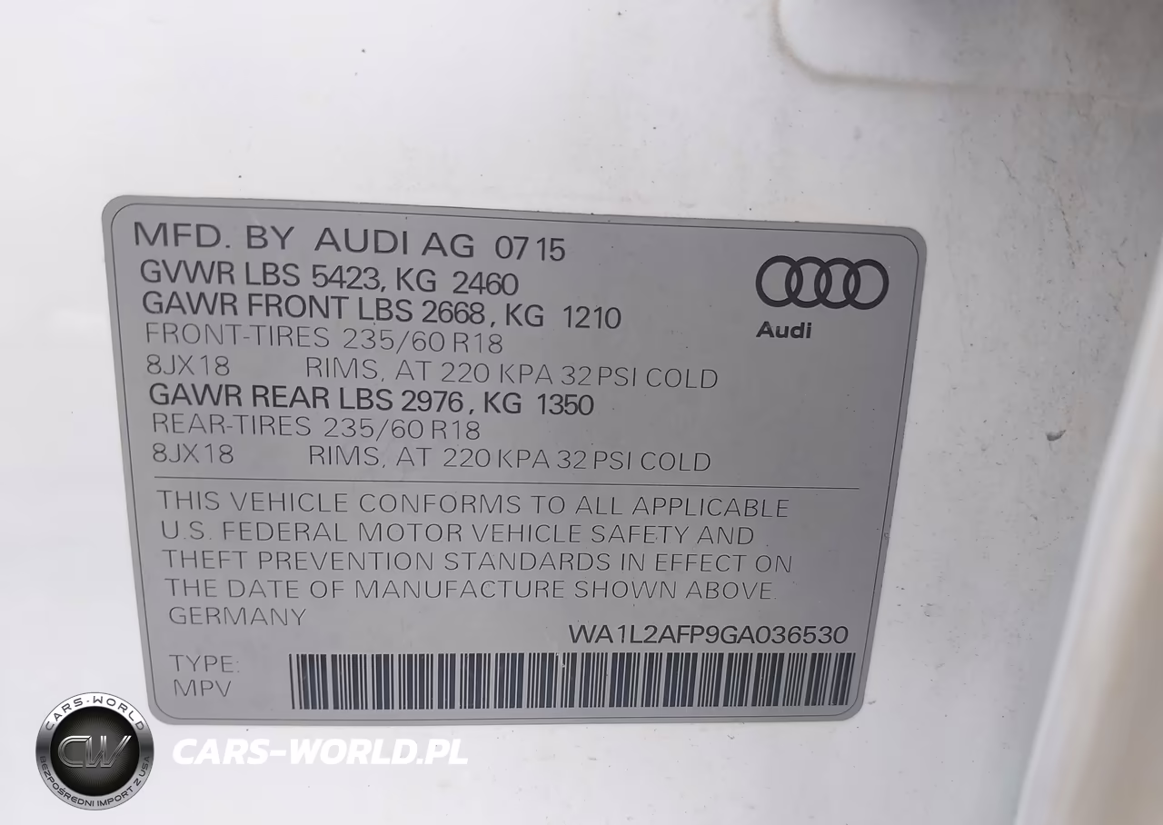 2016 Audi Q5 2.0T Premium VIN:WA1L2AFP9GA036530 - 9