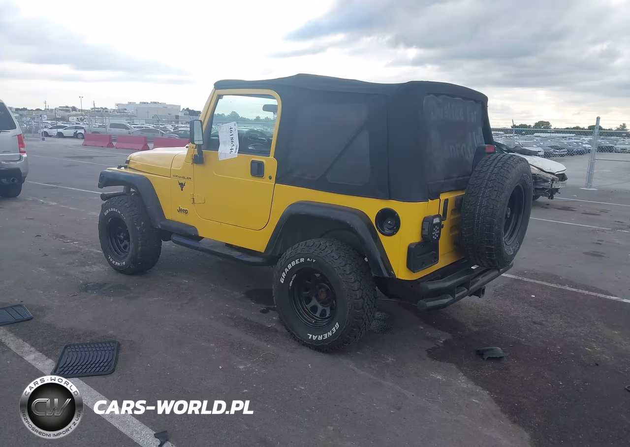 2000 Jeep Wrangler Se VIN:1J4FA29P2YP797156 - 3