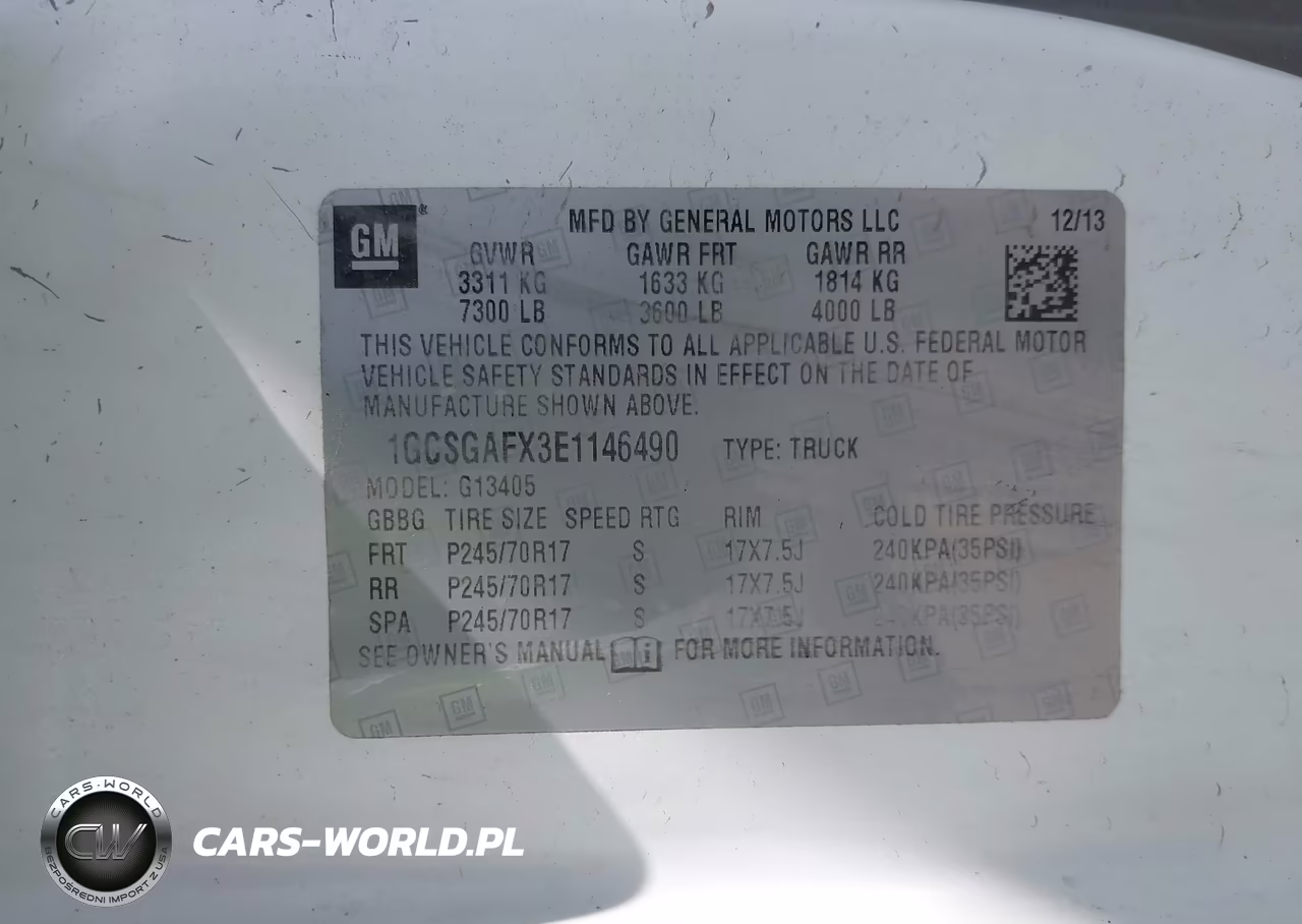 2014 Chevrolet Express 1500 Work Van VIN:1GCSGAFX3E1146490 - 9