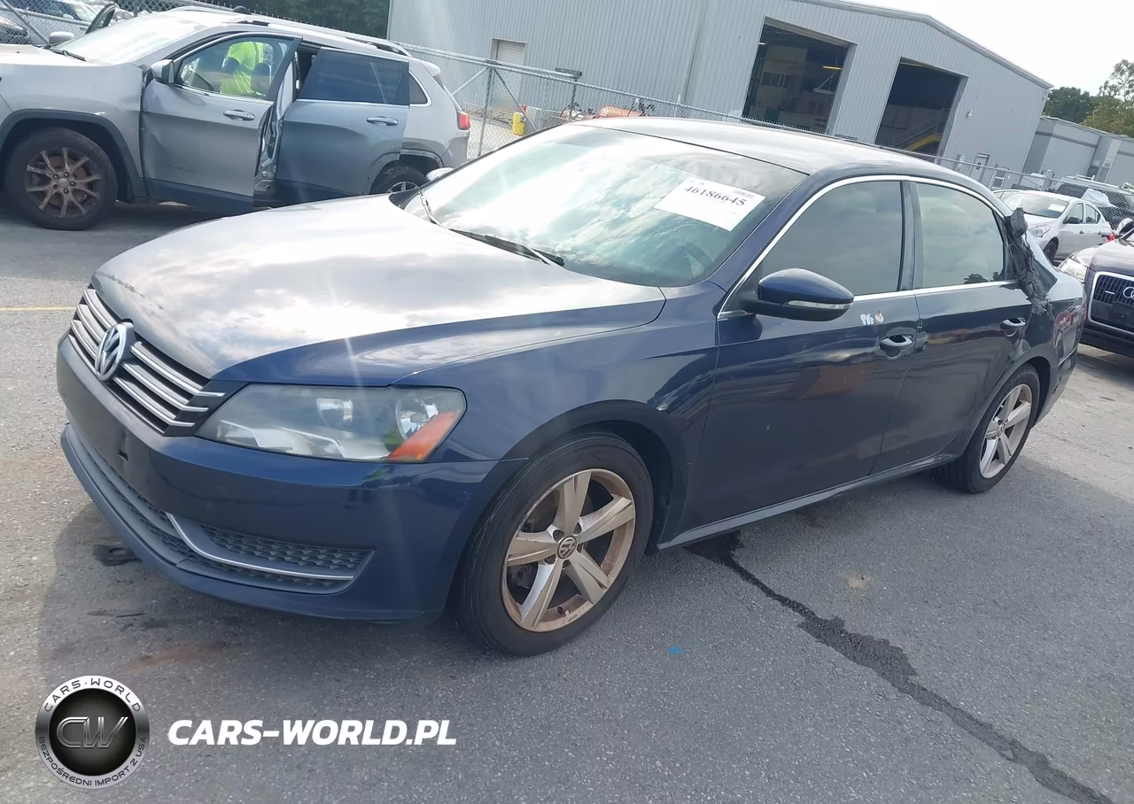 2012 Volkswagen Passat 2.5L Se VIN:1VWBP7A35CC018452 - 2