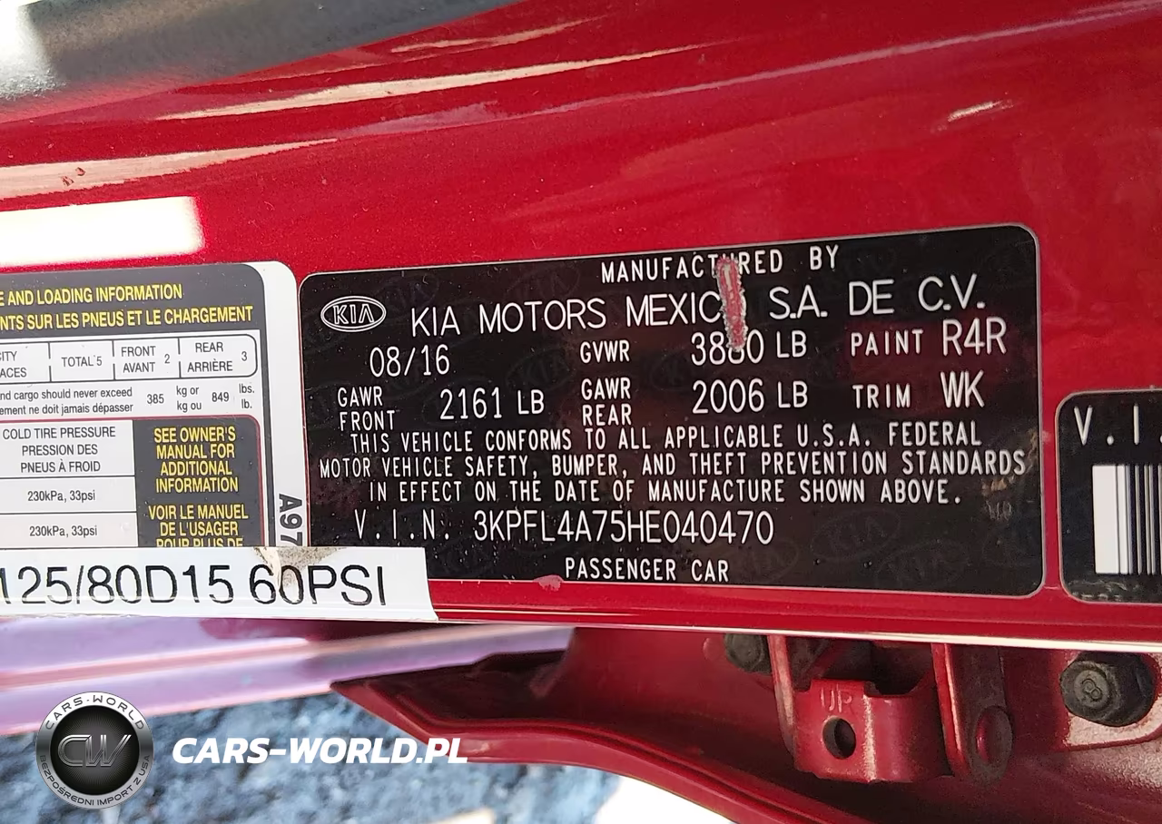 2017 Kia Forte S VIN:3KPFL4A75HE040470 - 9