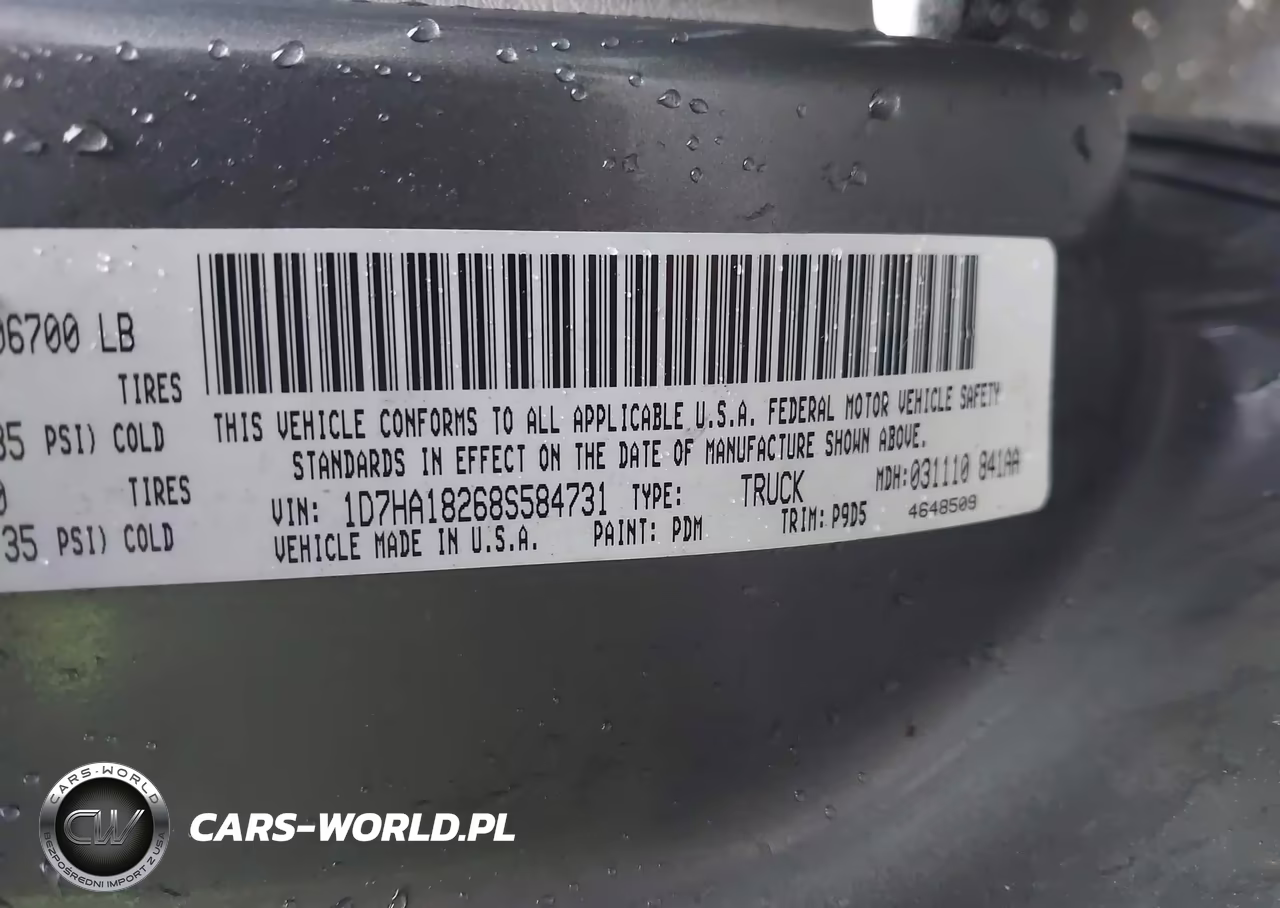 2008 Dodge Ram 1500 Slt VIN:1D7HA18268S584731 - 9