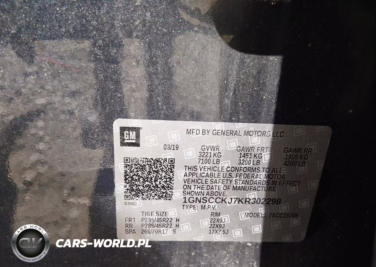 2019 Chevrolet Tahoe Premier VIN:1GNSCCKJ7KR302298 - 9