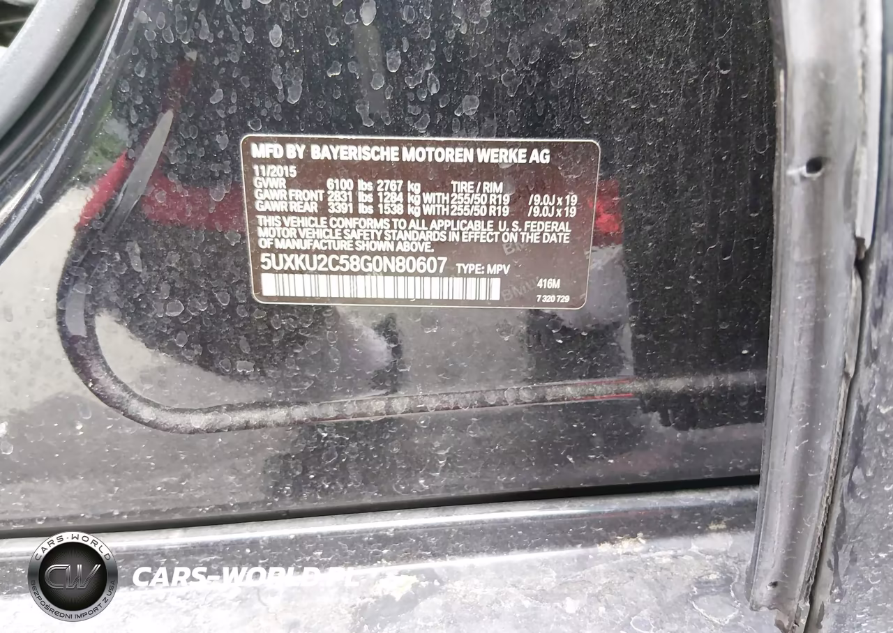 2016 BMW X6 xDrive35I VIN:5UXKU2C58G0N80607 - 9