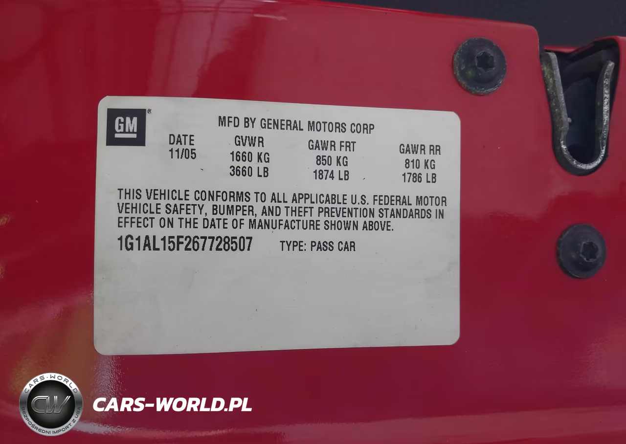 2006 Chevrolet Cobalt Lt VIN:1G1AL15F267728507 - 9