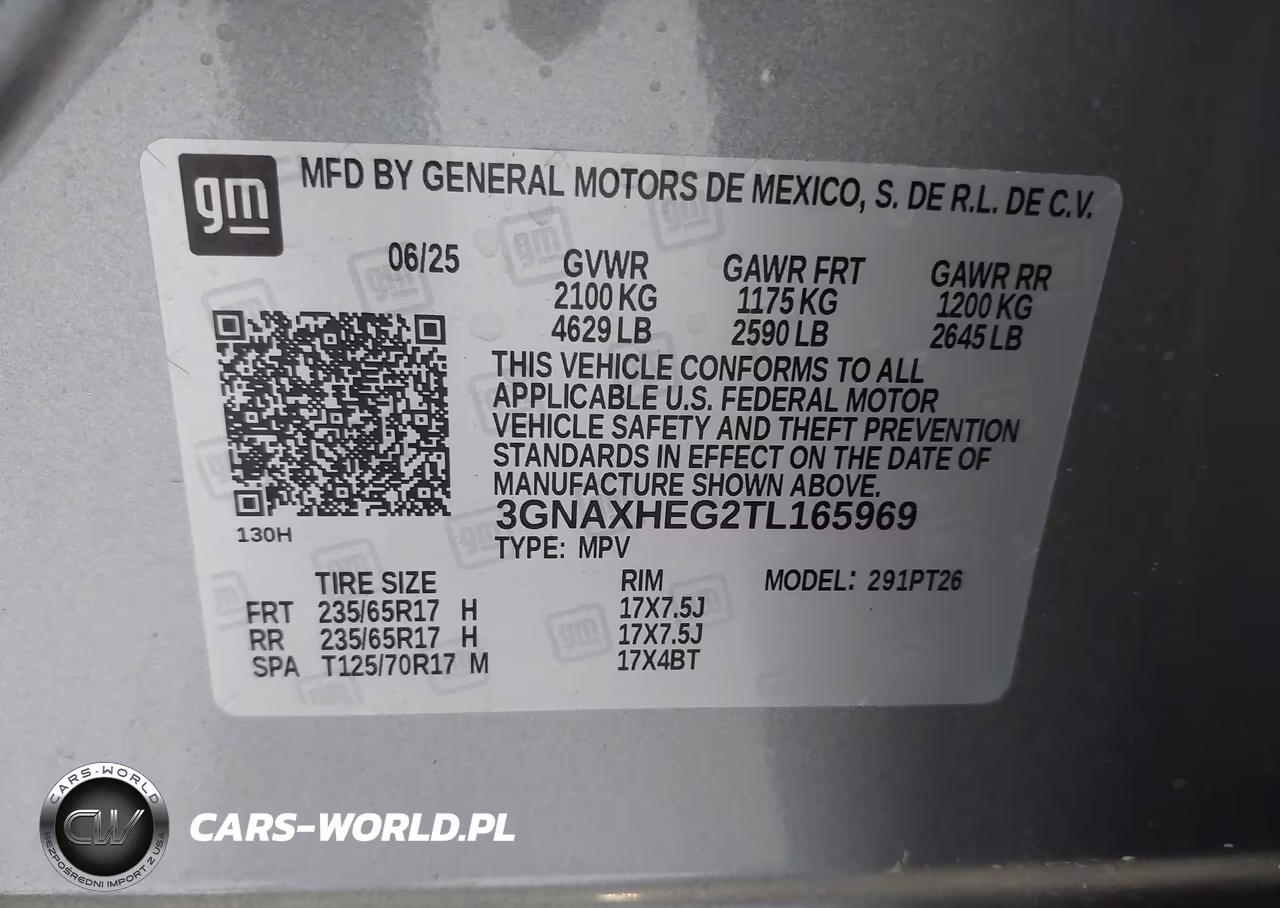 2026 Chevrolet Equinox Fwd Lt VIN:3GNAXHEG2TL165969 - 9