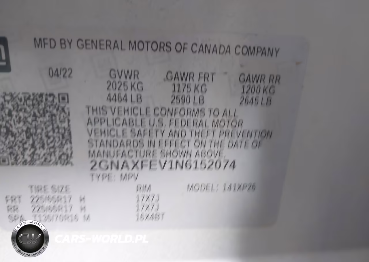 2022 Chevrolet Equinox Fwd 1Fl VIN:2GNAXFEV1N6152074 - 9