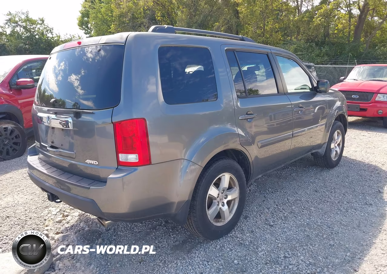 2011 Honda Pilot Ex-L VIN:5FNYF4H59BB054572 - 4