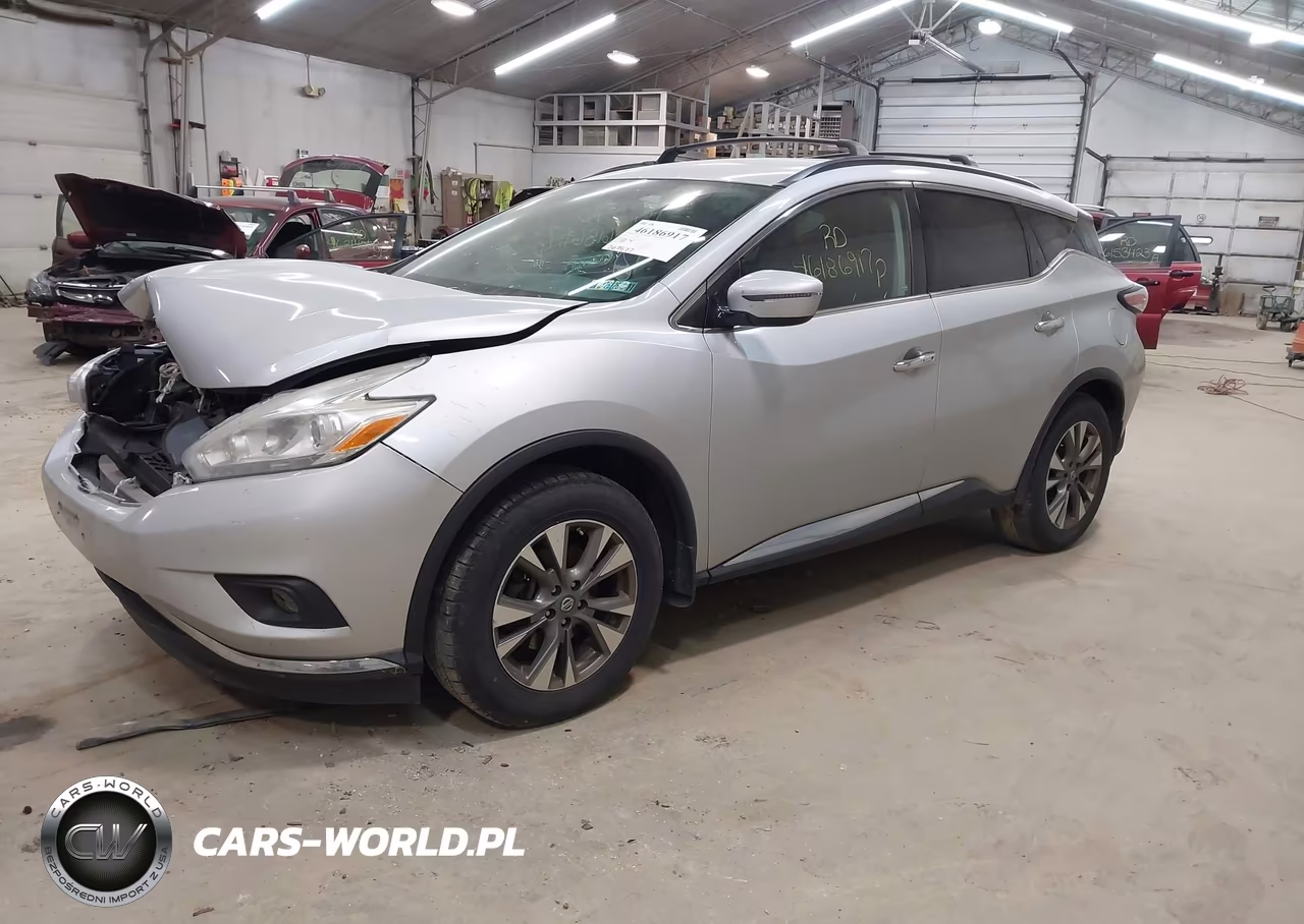 2017 Nissan Murano Sv VIN:5N1AZ2MH4HN121405 - 2