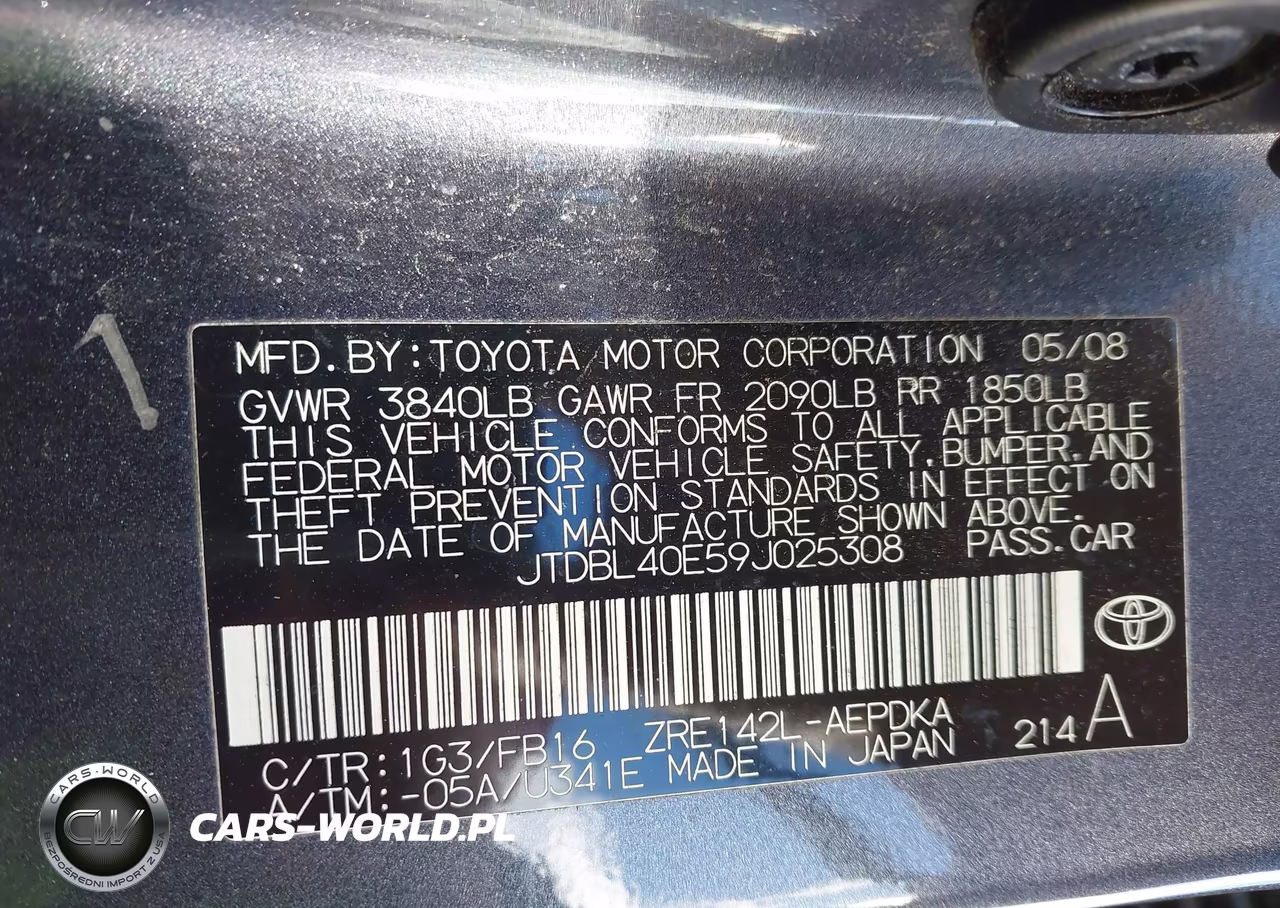 2009 Toyota Corolla Le VIN:JTDBL40E59J025308 - 9