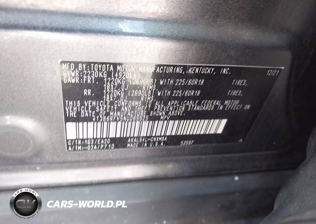2022 Toyota Rav4 Hybrid Xle Premium VIN:4T3B6RFV5NU065525 - 9