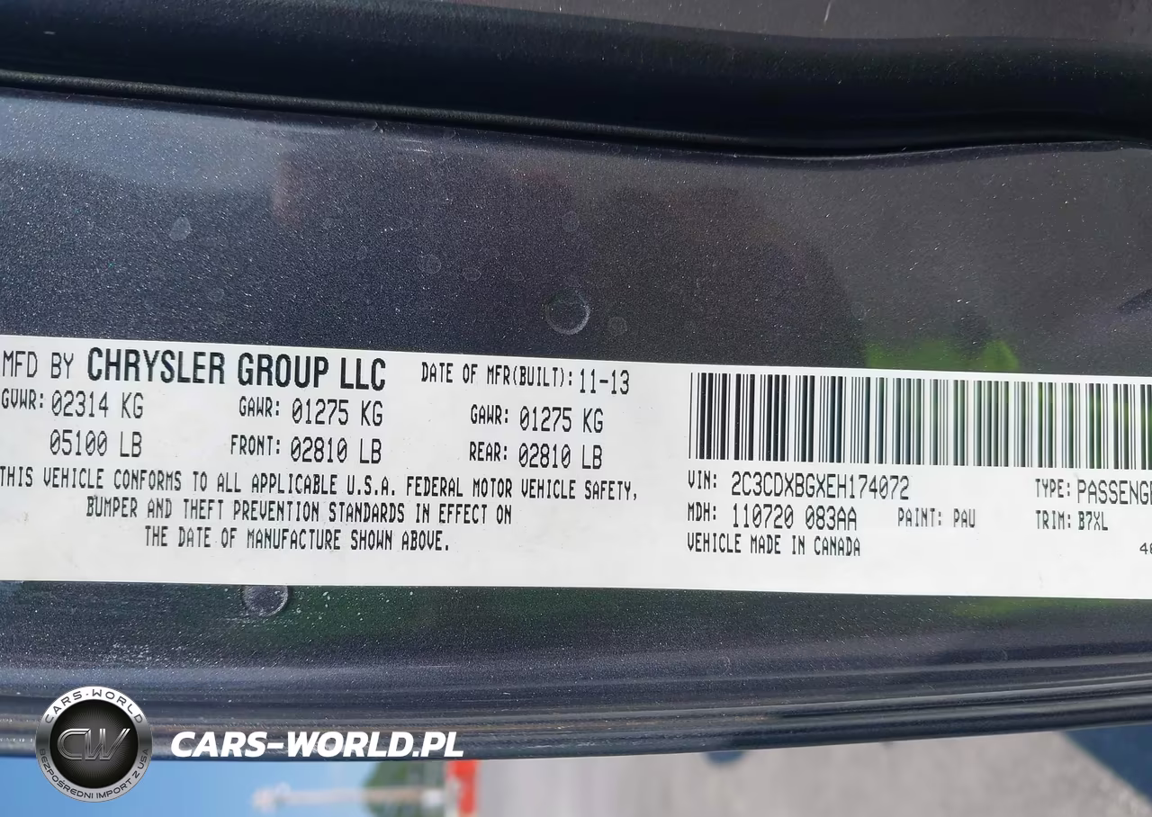 2014 Dodge Charger Se VIN:2C3CDXBGXEH174072 - 9