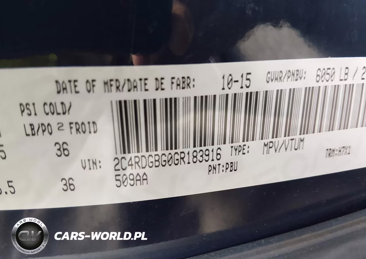 2016 Dodge Grand Caravan Se-Sxt VIN:2C4RDGBG0GR183916 - 9