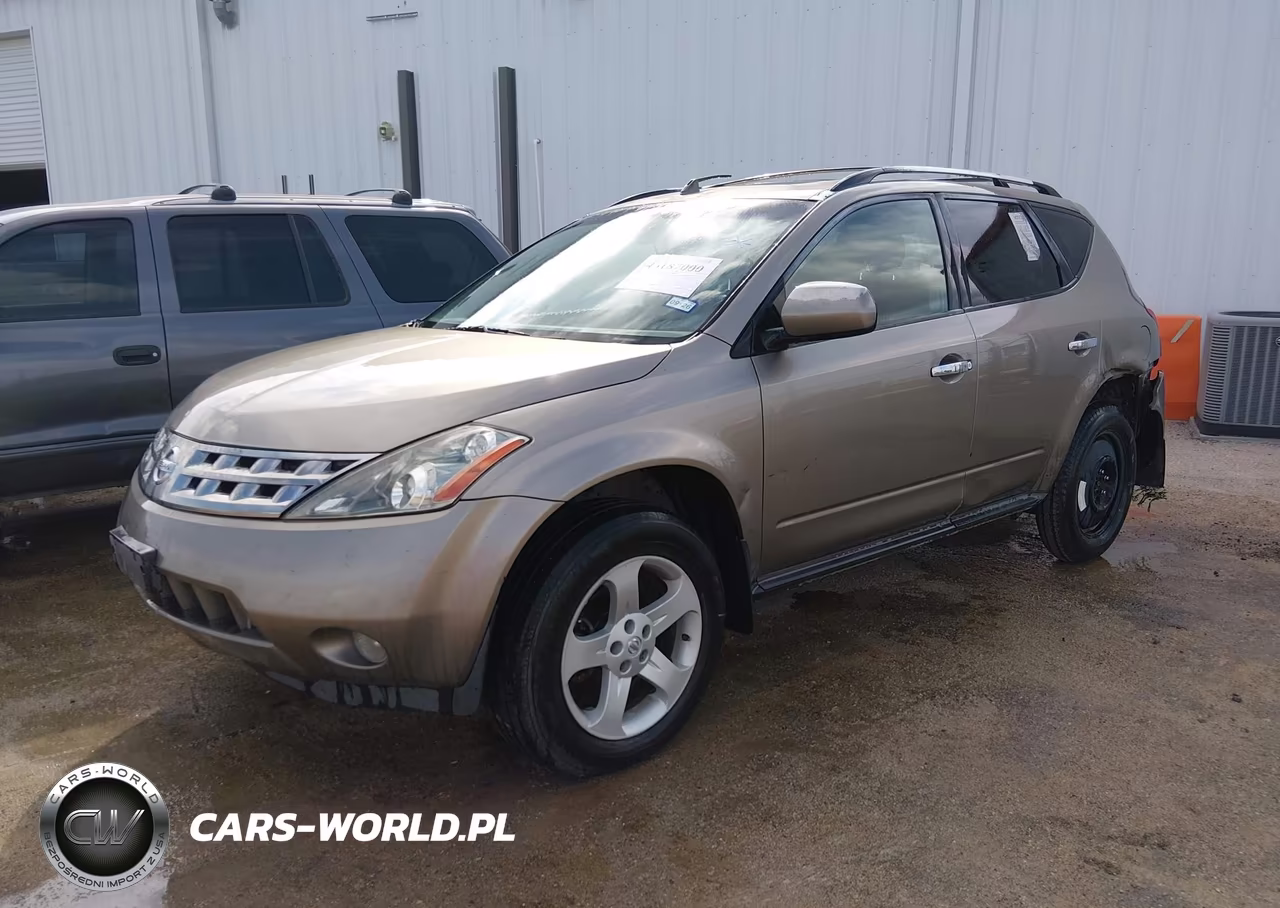 2004 Nissan Murano Sl VIN:JN8AZ08W94W340239 - 2