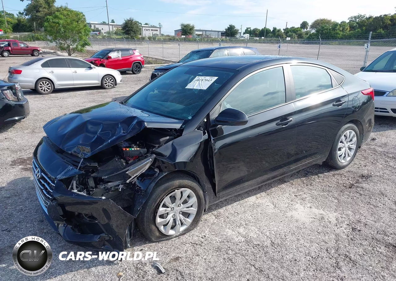 2022 Hyundai Accent Se VIN:3KPC24A65NE174064 - 2