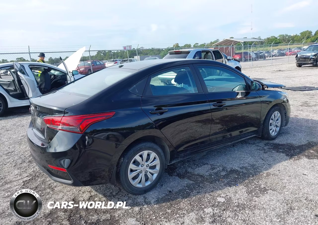 2022 Hyundai Accent Se VIN:3KPC24A65NE174064 - 4