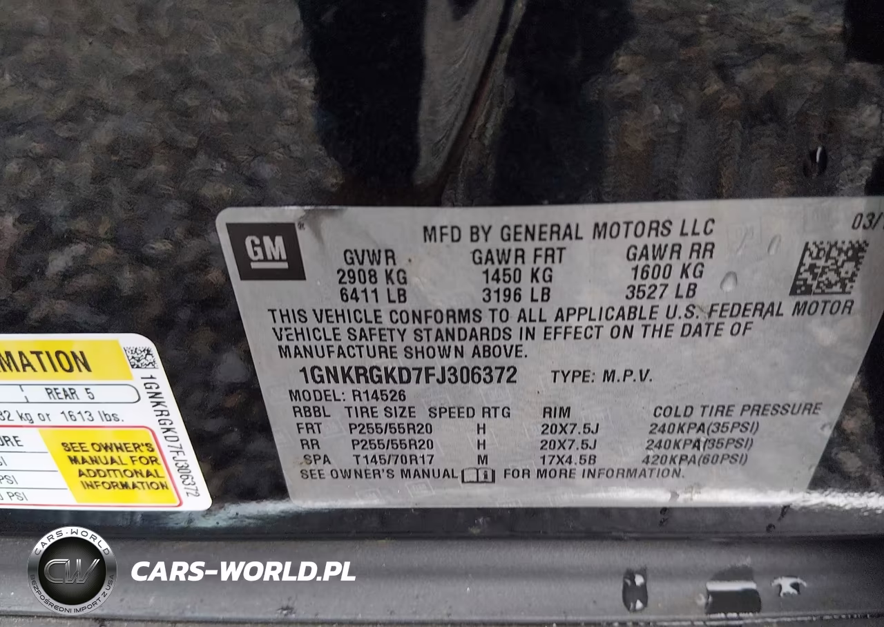 2015 Chevrolet Traverse 1Lt VIN:1GNKRGKD7FJ306372 - 9
