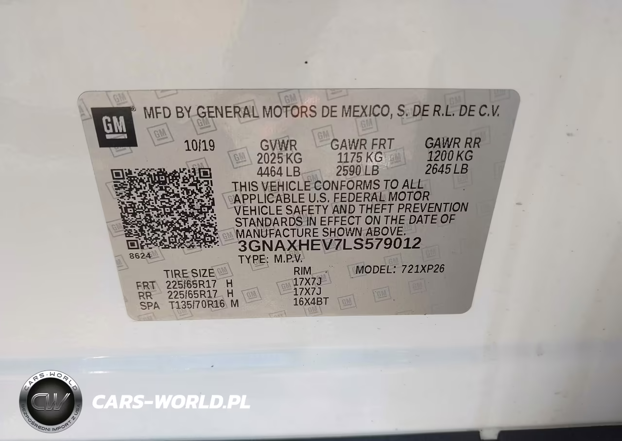 2020 Chevrolet Equinox Fwd Ls VIN:3GNAXHEV7LS579012 - 9