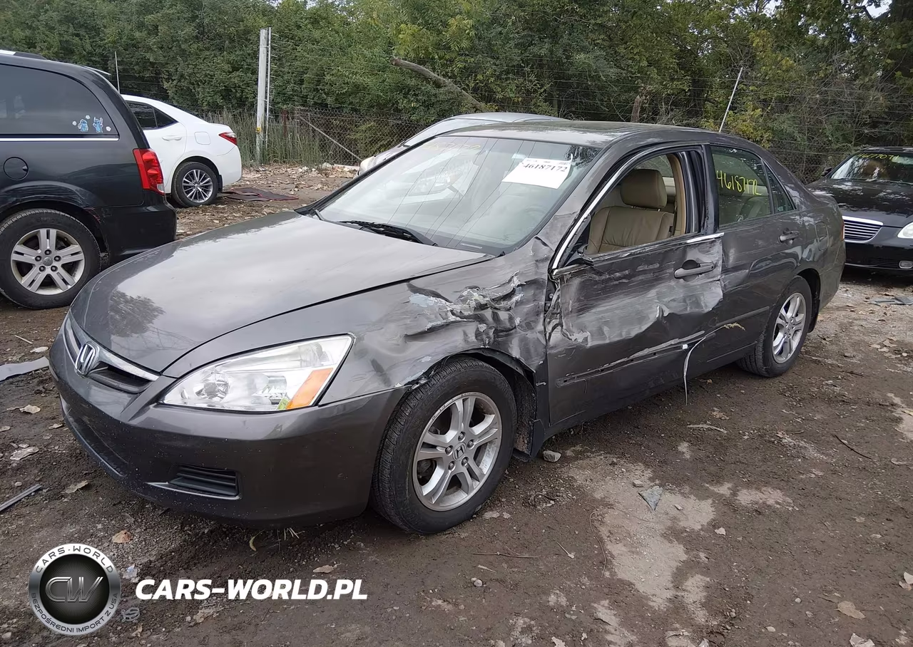 2007 Honda Accord 2.4 Ex VIN:1HGCM568X7A140977 - 2