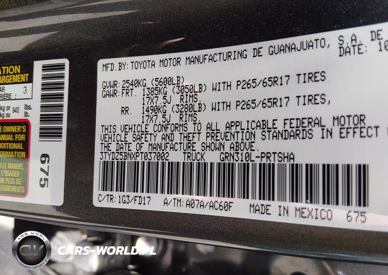 2023 Toyota Tacoma Trd Sport VIN:3TYDZ5BNXPT037002 - 9