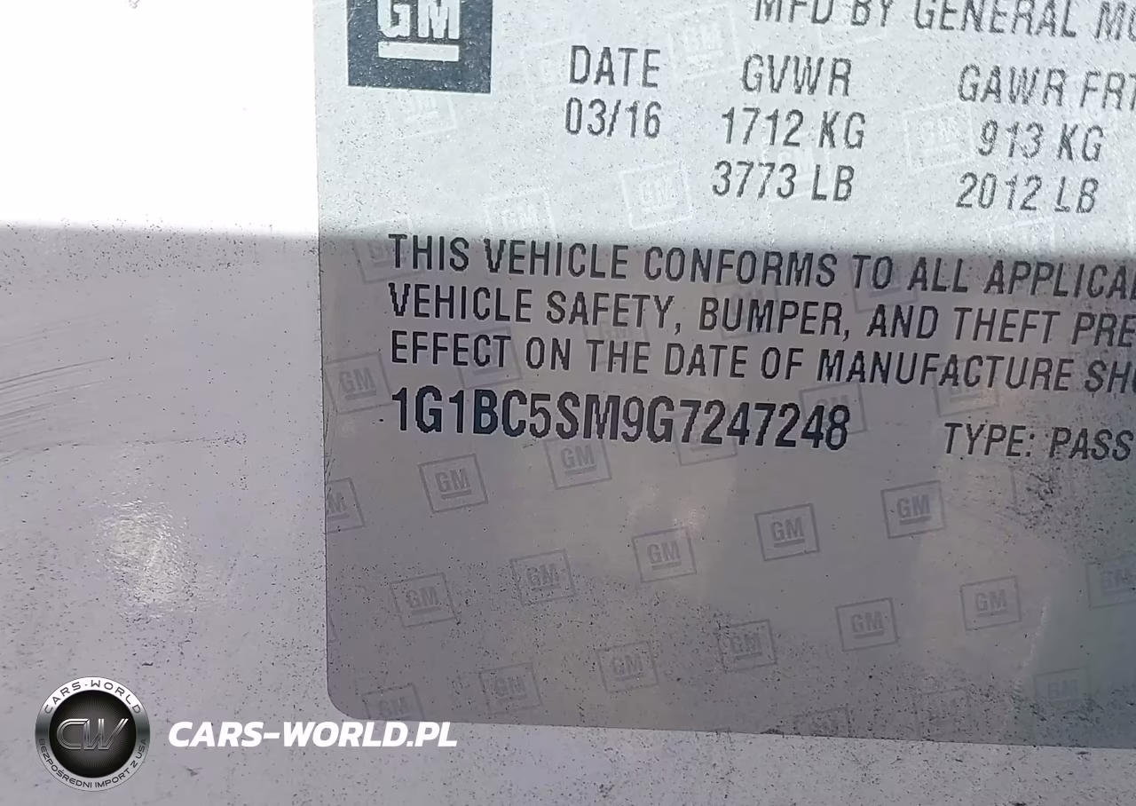 2016 Chevrolet Cruze Ls Auto VIN:1G1BC5SM9G7247248 - 9