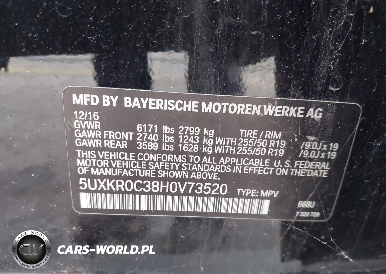 2017 BMW X5 xDrive35I VIN:5UXKR0C38H0V73520 - 9