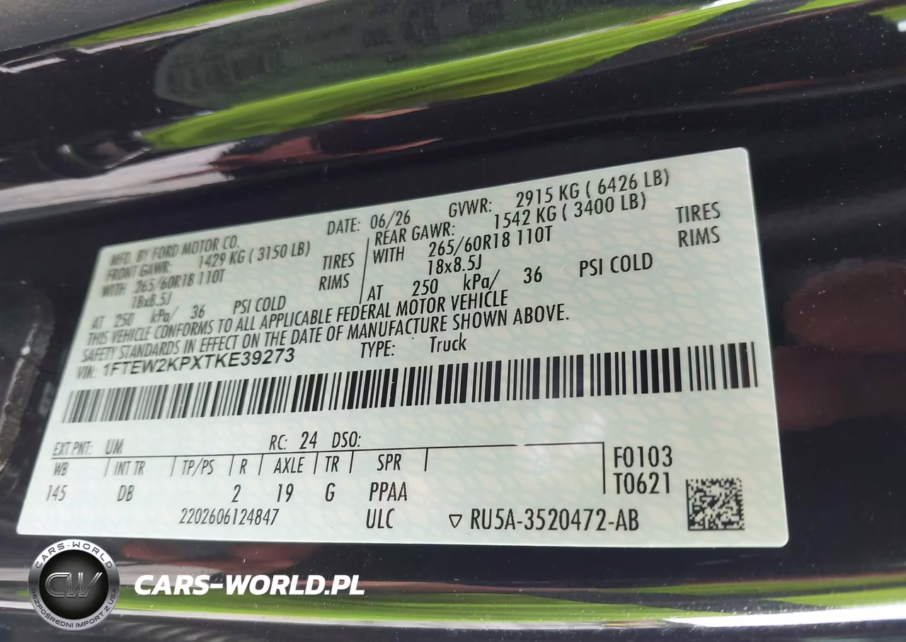 2026 Ford F-150 Stx VIN:1FTEW2KPXTKE39273 - 9