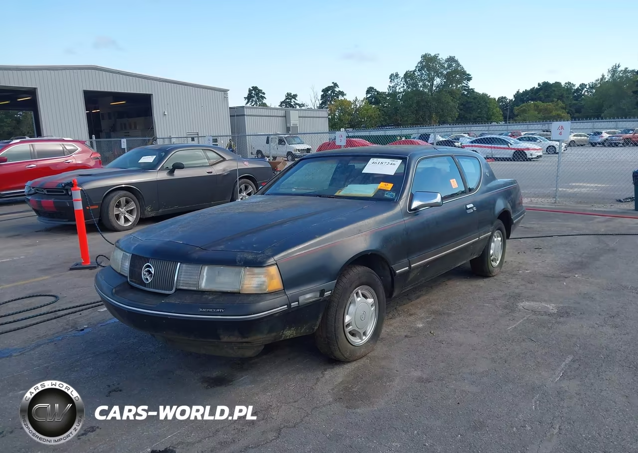 1988 Mercury Cougar Ls VIN:1MEBM60F6JH660677 - 2
