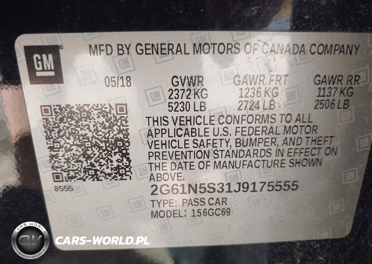 2018 Cadillac Xts Luxury VIN:2G61N5S31J9175555 - 9