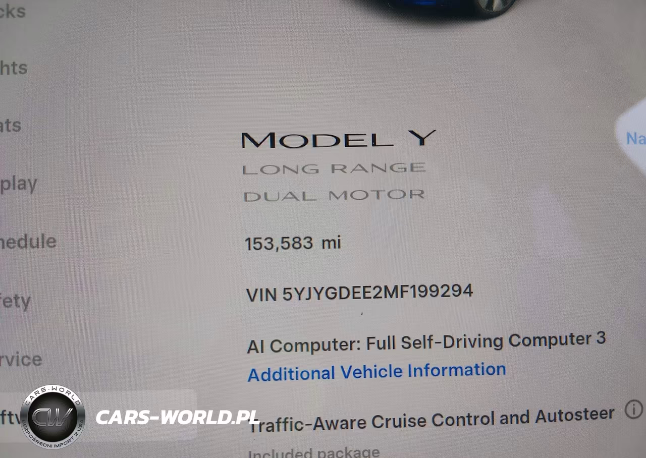 2021 Tesla Model Y Long Range Dual Motor All-Wheel Drive VIN:5YJYGDEE2MF199294 - 16