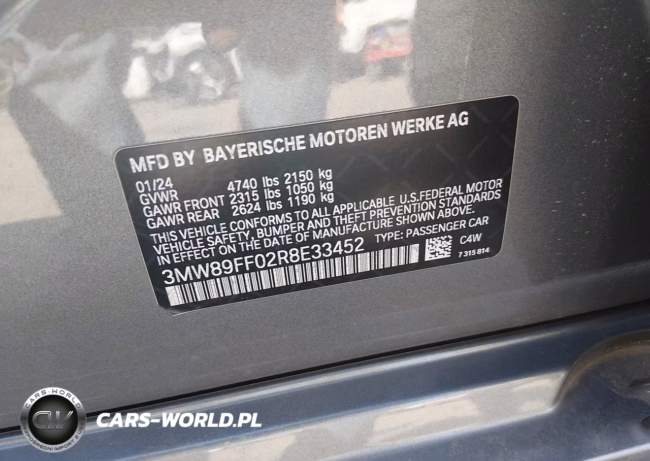 2024 BMW 330I xDrive VIN:3MW89FF02R8E33452 - 9