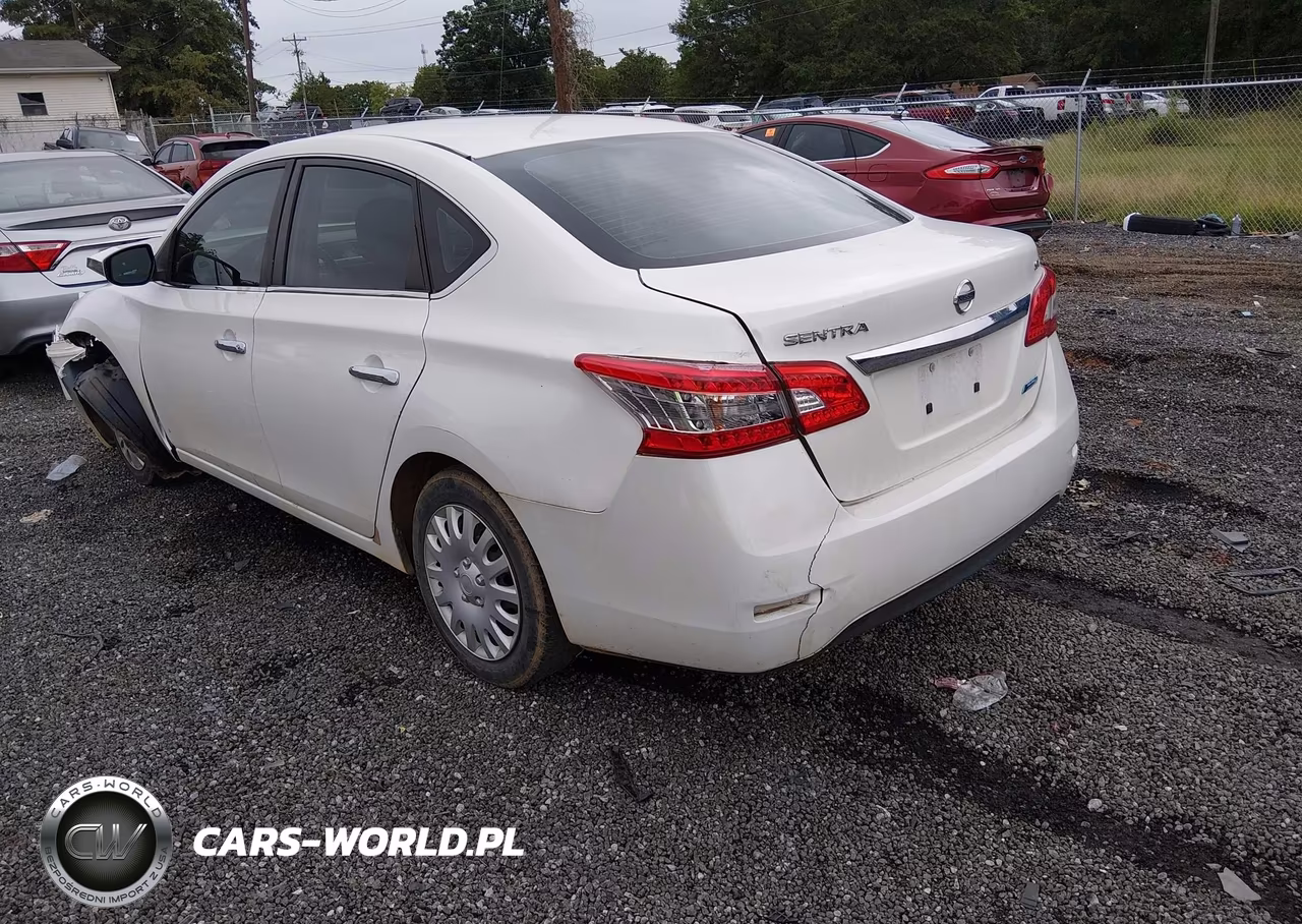 2014 Nissan Sentra Fe+ S-Fe+ Sv-S-Sl-Sr-Sv VIN:3N1AB7AP4EL637537 - 3